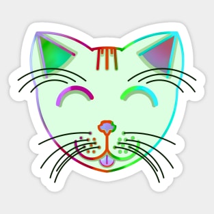 Happy Cat 11 Sticker